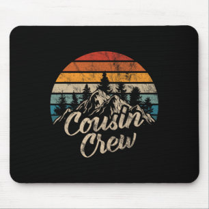Cousin Crew Camping Outdoor Sonnenuntergang Sommer Mousepad
