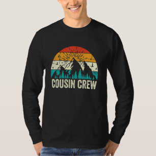 Cousin Crew Camping Outdoor Sunset Summer Camp 5 T-Shirt