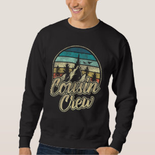 Cousin Crew Camping Outdoor Sunset Summer Camp 6 Sweatshirt