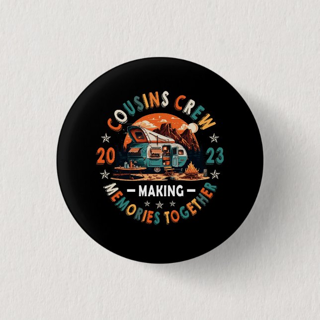 Cousin Crew Erinnerungen Wiedersehen Tr 2023 Serie Button (Vorderseite)