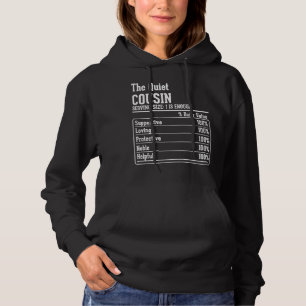 Cousin Crew Ernährung Fakten für den ruhigen Cousi Hoodie