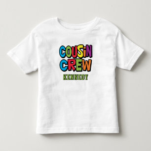 Cousin-Crew-Familientreffen in süßen Farben Kleinkind T-shirt