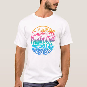 Cousin Crew Familienurlaub Sommerferien Strandkreu T-Shirt