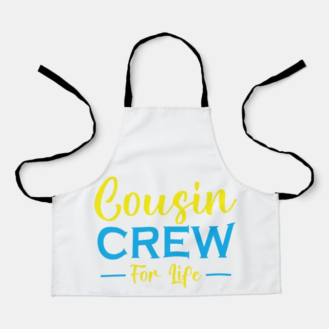COUSIN CREW FÜR LEBEN SCHÜRZE (Vorderseite)