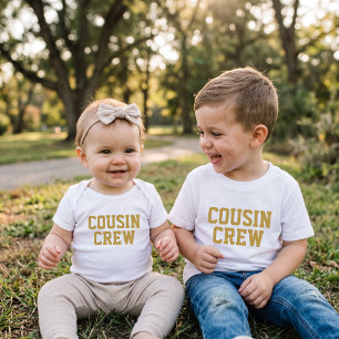 Cousin Crew Gold Kids Babymittelteil Baby Strampler