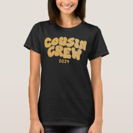 Cousin Crew | Gold Matching Cousin Family Wiederse T-Shirt