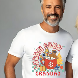 Cousin Crew Grandad Weihnachts-Matching Cousins T-Shirt
