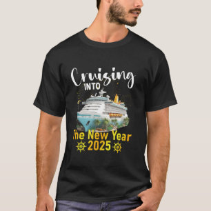 Cousin Crew in Neujahr 2025 Party T-Shirt