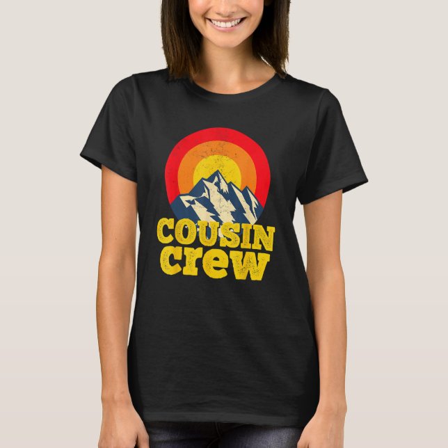 Cousin Crew Kids Matching Tees Camping Group Cousi (Vorderseite)