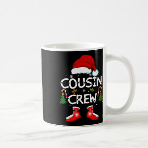 Cousin Crew Kinder Cousins Weihnachtsfamilie Match Kaffeetasse