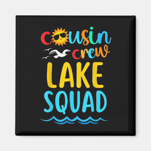 Cousin Crew Lake Squad 2024 Sommerferien Magnet