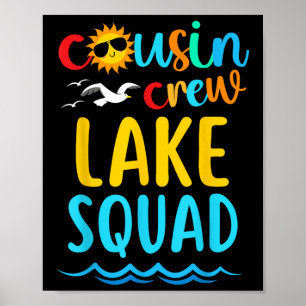 Cousin Crew Lake Squad 2024 Sommerferien Poster