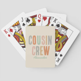 Cousin Crew Matching Boho Family Wiedersehen Spielkarten