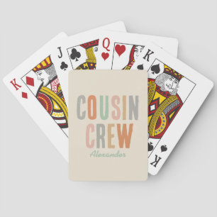 Cousin Crew Matching Boho Family Wiedersehen Spielkarten