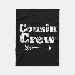 Cousin Crew Matching Graphic Christmas Pajama Pict Fleecedecke
