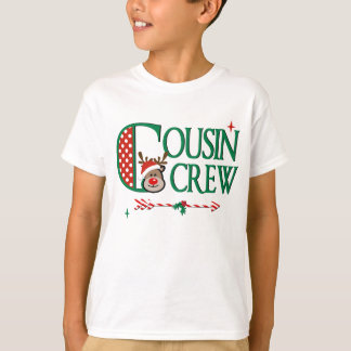 Cousin Crew Reindeer Shirt Kinder Cousin Weihnacht