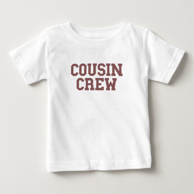 Cousin Crew | Rust Kids Baby Baby T-shirt (Vorderseite)