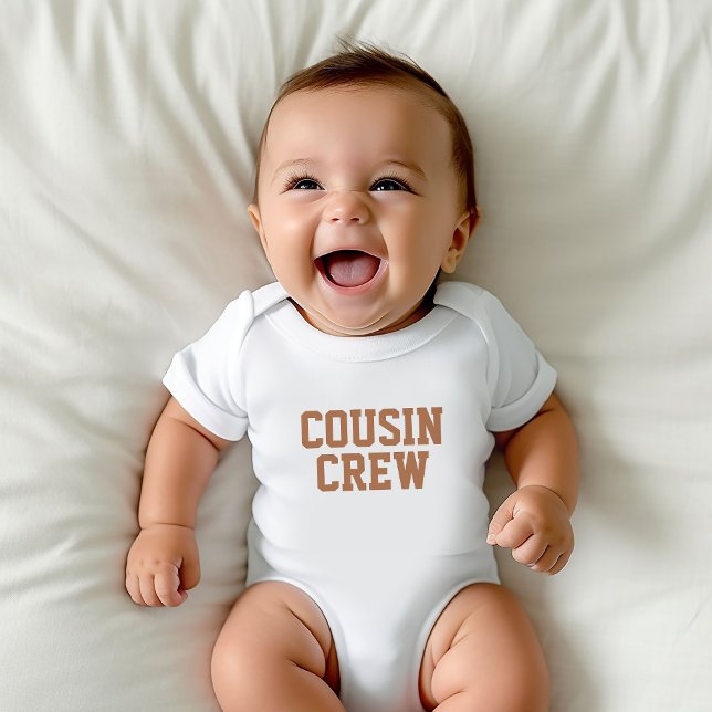 Cousin Crew | Rust Kids Baby Bodysuit Strampler (Von Creator hochgeladen)