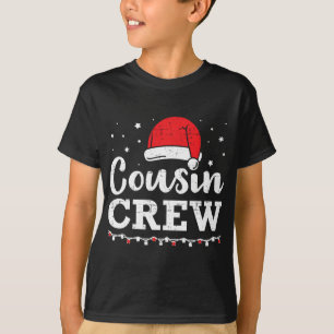 Cousin Crew Santa Rote Kariert Weihnachten Weihnac T-Shirt