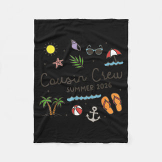 Cousin-Crew Sommer 2026 Urlaub Hawaii Strand Fleecedecke