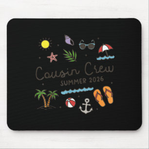 Cousin-Crew Sommer 2026 Urlaub Hawaii Strand Mousepad