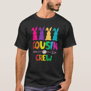 Cousin Crew Squad Ostertag Niedlich Bunny Kids Tod T-Shirt