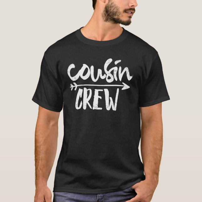 Cousin Crew T-Shirt Family treffen Spaß Wild (Vorderseite)