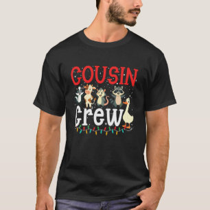 Cousin Crew T-Shirt Lustige Bauernhoftiere Weihnac