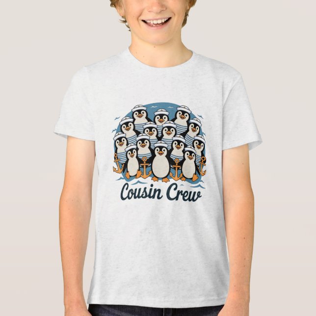 Cousin Crew Tri-Blend-Shirt Tri-Blend Shirt (Vorderseite)