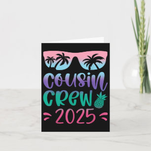 Cousin Crew Trip 2025 Summer Family Wiedersehen We Karte