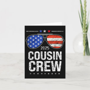 Cousin Crew Trip 2025 Summer Family Wiedersehen We Karte