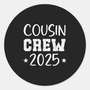 Cousin Crew Trip 2025 Summer Family Wiedersehen We Runder Aufkleber