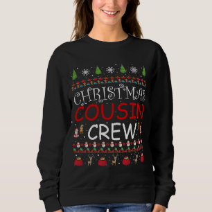 Cousin Crew Weihnachten 2023 Pajamas Cousin Gesche Sweatshirt