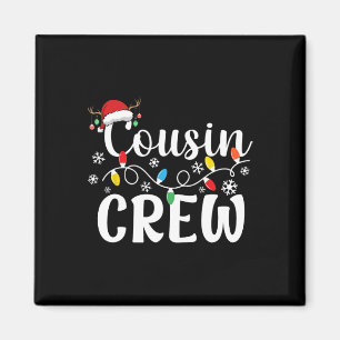 Cousin Crew Weihnachten Cousins Christmas Matching Magnet