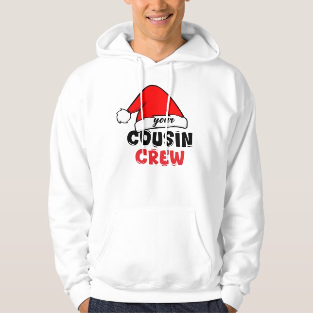 Cousin Crew Weihnachten Hoodie (Vorderseite)
