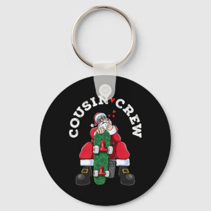 Cousin Crew Weihnachten Santa Claus Skateboard Mat Schlüsselanhänger