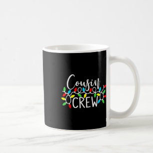 Cousin Crew Weihnachten Xmas Lichter Familie Match Kaffeetasse