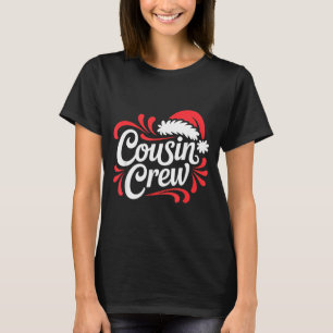 Cousin Crew Weihnachten Xmas Lichter Familie Match T-Shirt