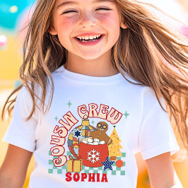 Cousin Crew Weihnachts-Matching Cousins Retro T-Shirt