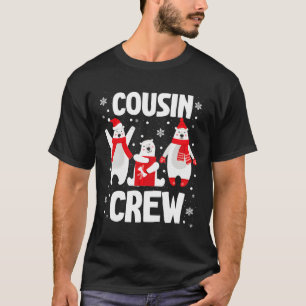 Cousin Crew Weihnachts-PJs - Eisbärenfamilie T-Shirt