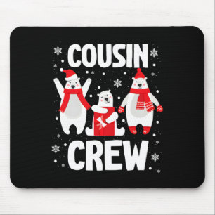 Cousin Crew Weihnachts-PJs - Familie Eisbär Mousepad
