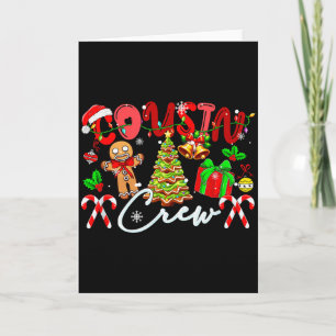 Cousin Crew Weihnachtsbaum Lebkuchen-Matching K Karte