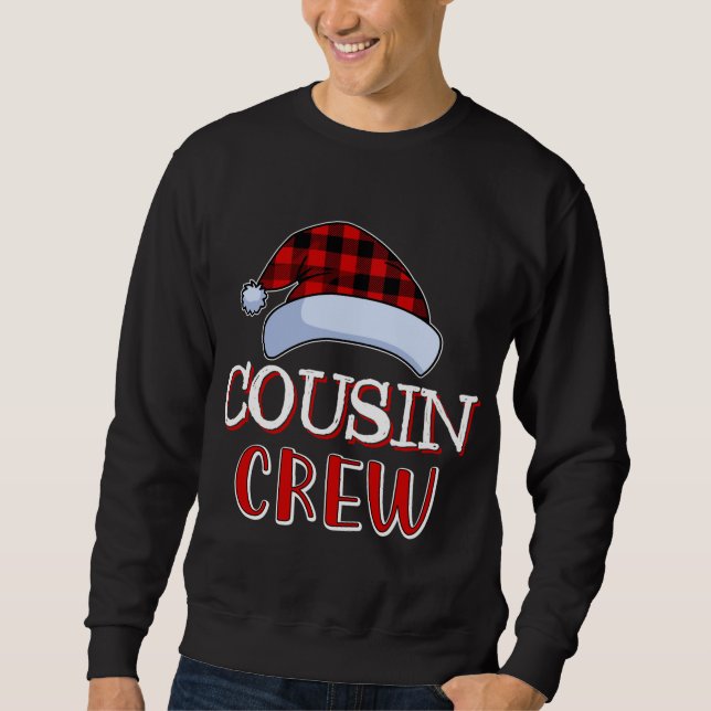 Cousin Crew Weihnachtsfamilie Matching Weihnachten Sweatshirt (Vorderseite)