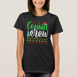 Cousin Crew Weihnachtsmannmütze Pajamas Matching F T-Shirt
