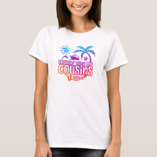 Cousin Cruise 2024 mit Kreuzfahrtschiffen und Flip T-Shirt