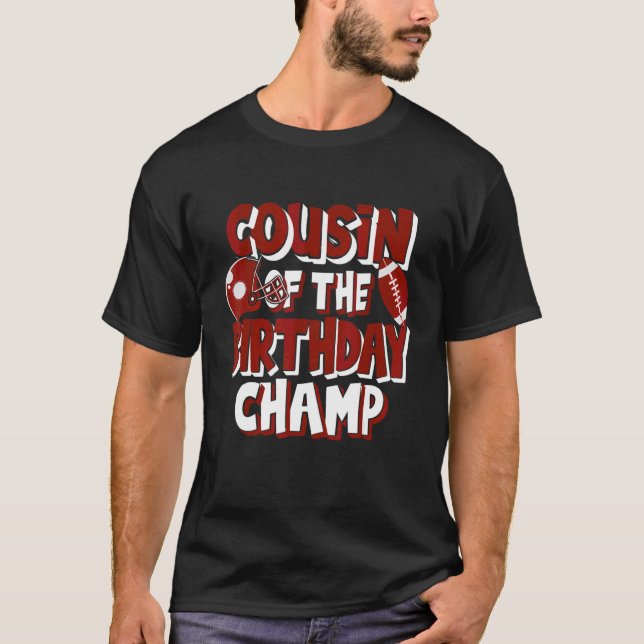 Cousin der American Football Par T-Shirt (Vorderseite)