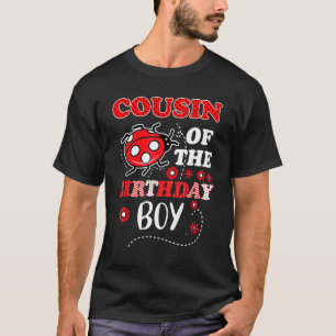 Cousin der Geburtstagsjunge Matching Family Ladybu T-Shirt