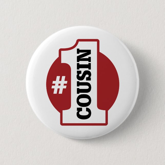 Cousin der Nr.-1 Button (Vorderseite)