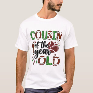 Cousin des 1-jährigen Footll 1. Jahr Down Birt T-Shirt