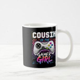 Cousin des Gamer Girl Matching Video Game Birth Kaffeetasse